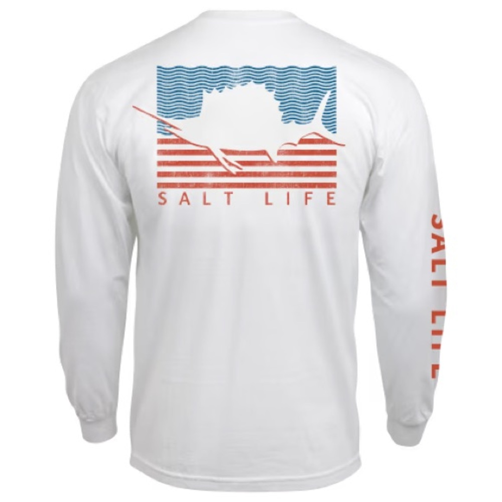 NWT Salt Life ‘Sailin Flag’ Fishing Tee Size 3x